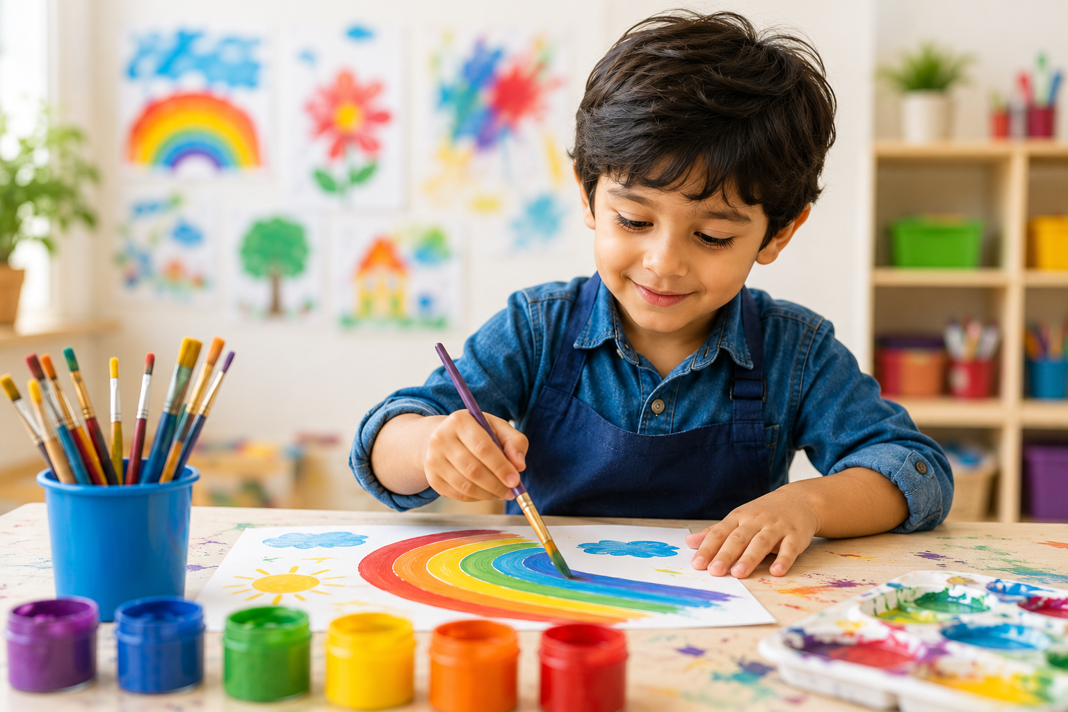 There Is So Much Learning in Painting: A Behavioral Perspective