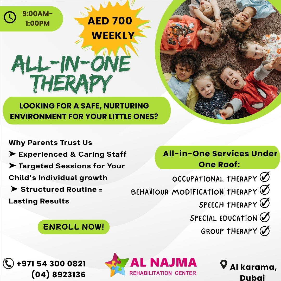  All in One Therapy Program in Al Najma, Dubai