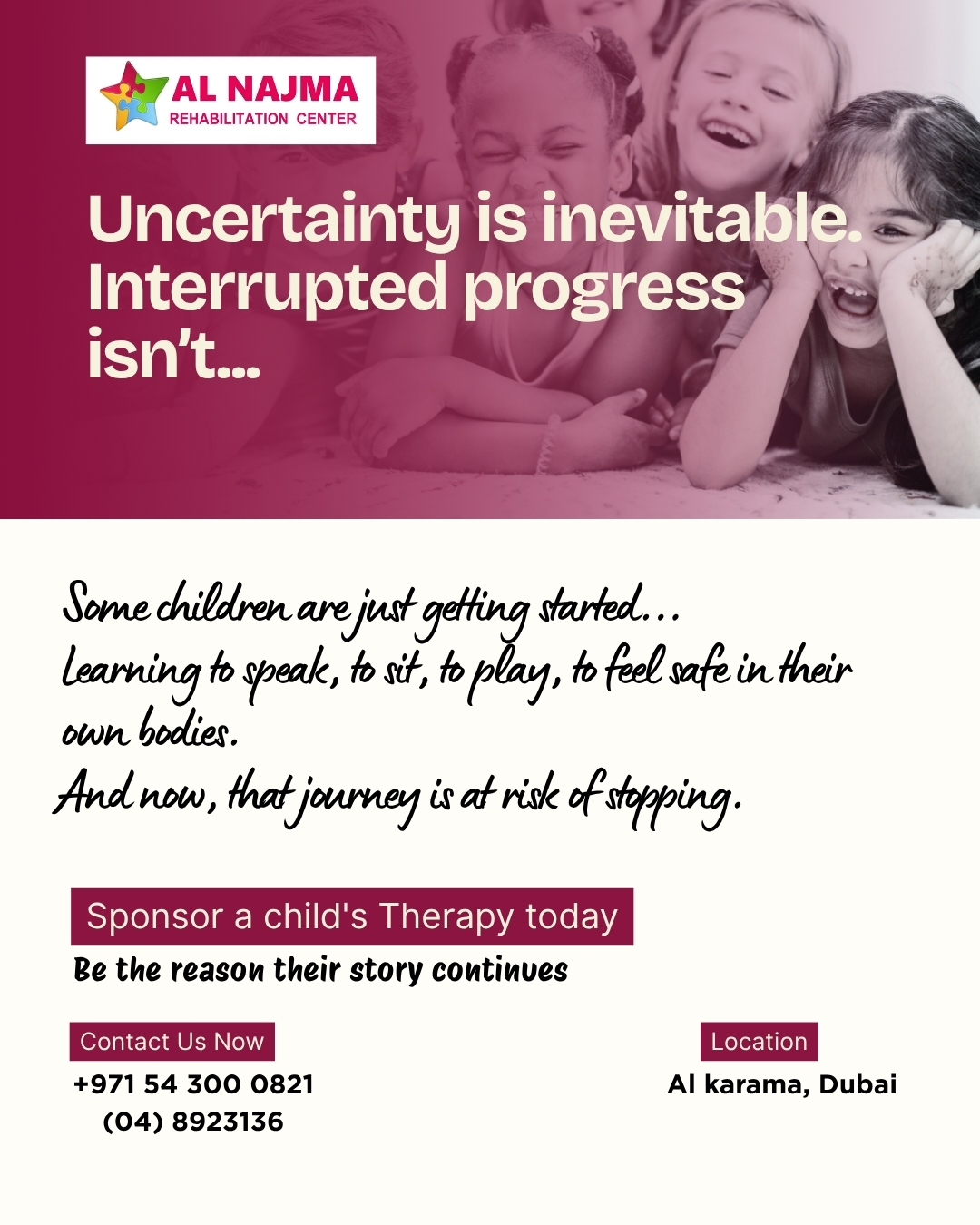 Sponsor a Child’s Therapy... Support Their Journey